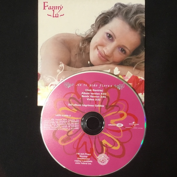 Colombian Singer Fanny Lu CD No te pido flores (Jose Gaviria) - Picture 2 of 9